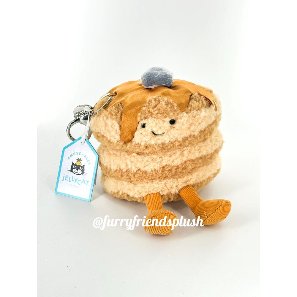 Authentic‼️ NWT Jellycat Amuseables Fran Pancake Bag Charm